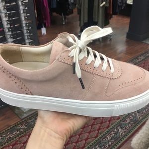 NWT ulla johnson Kai rose suede sneaker